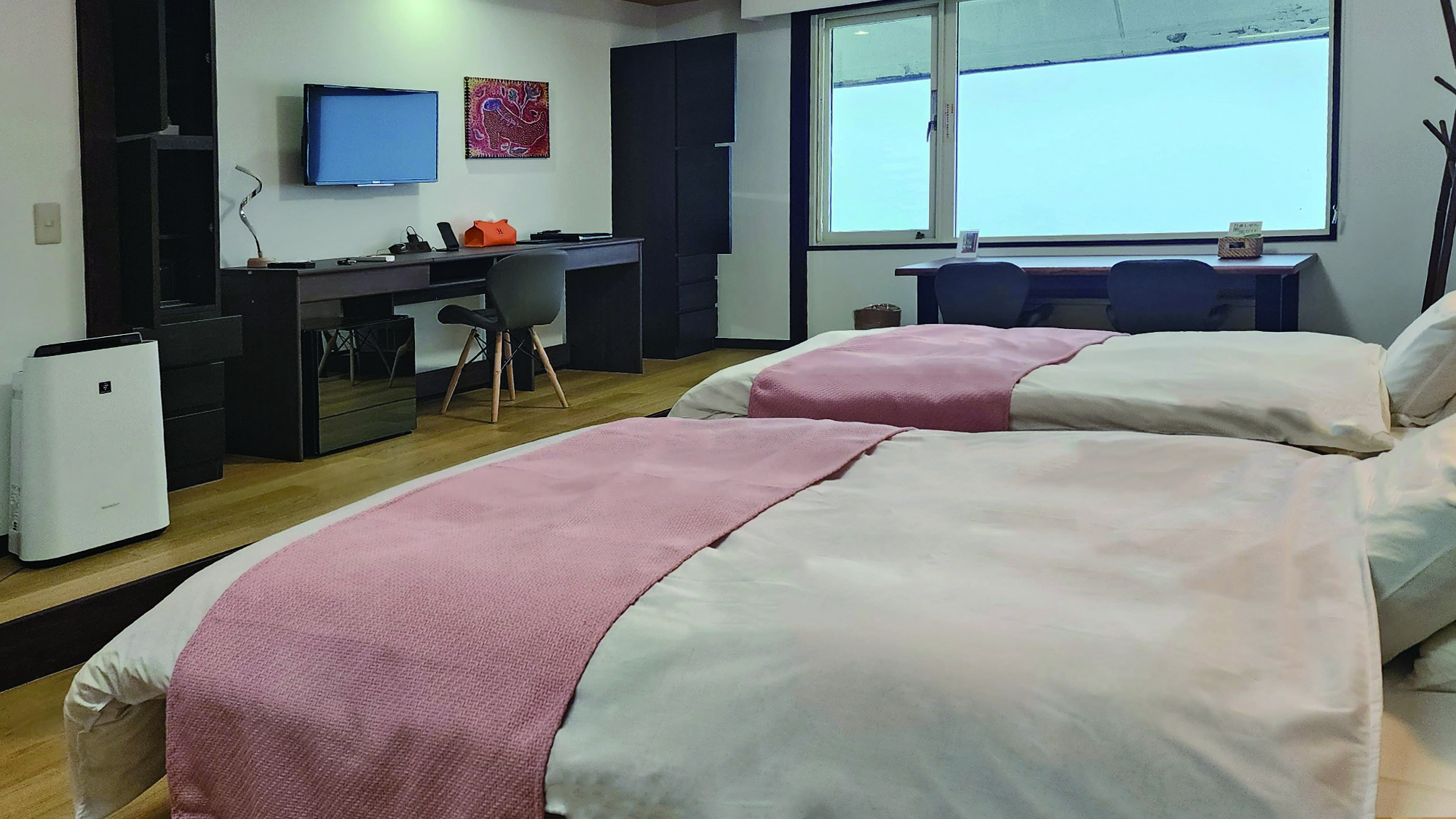 【禁煙】絶景空吹ビュー ゆったりツイン 30㎡