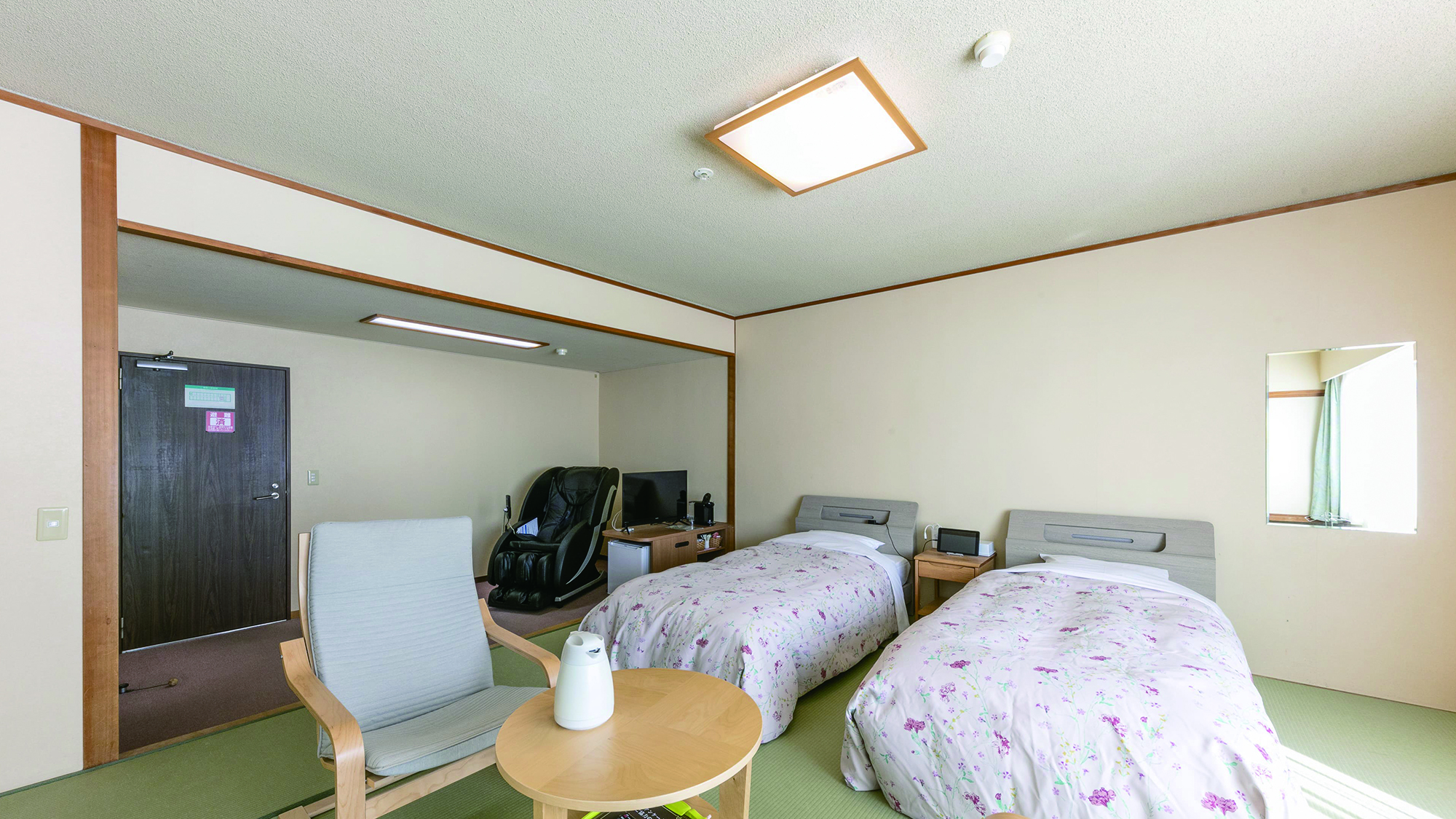 【禁煙】絶景空吹ビュー 和ツイン・マッサージチェア付