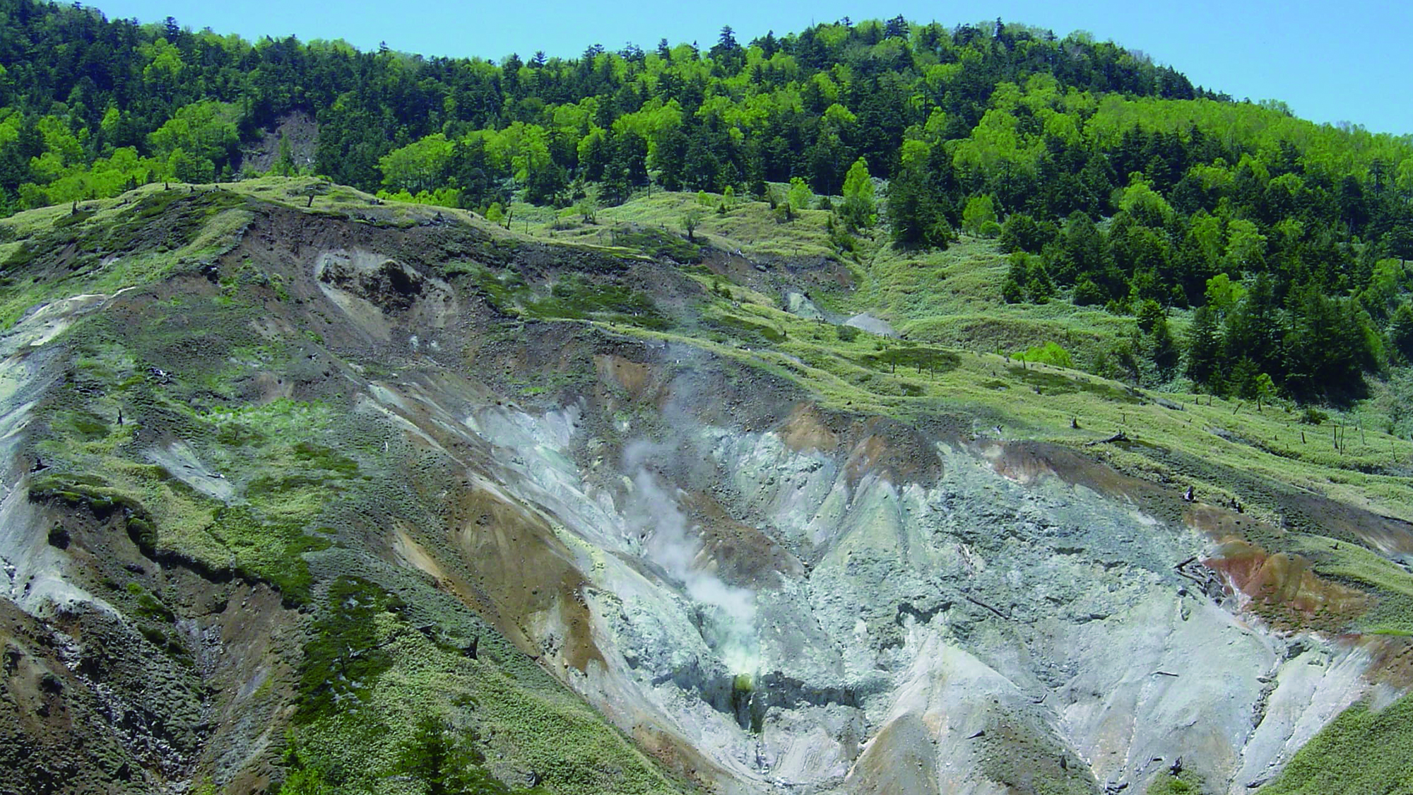 【客室】絶景空吹ビューからの眺め（夏）