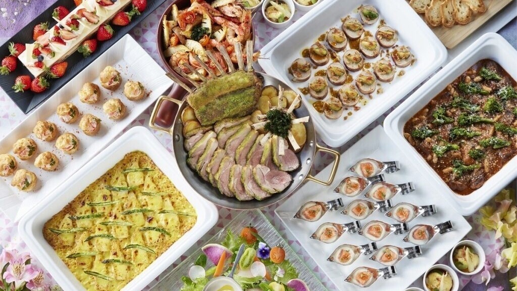 【ご夕食】アクールベール「春色ディナーブッフェ」3/6～6/4（※イメージ）