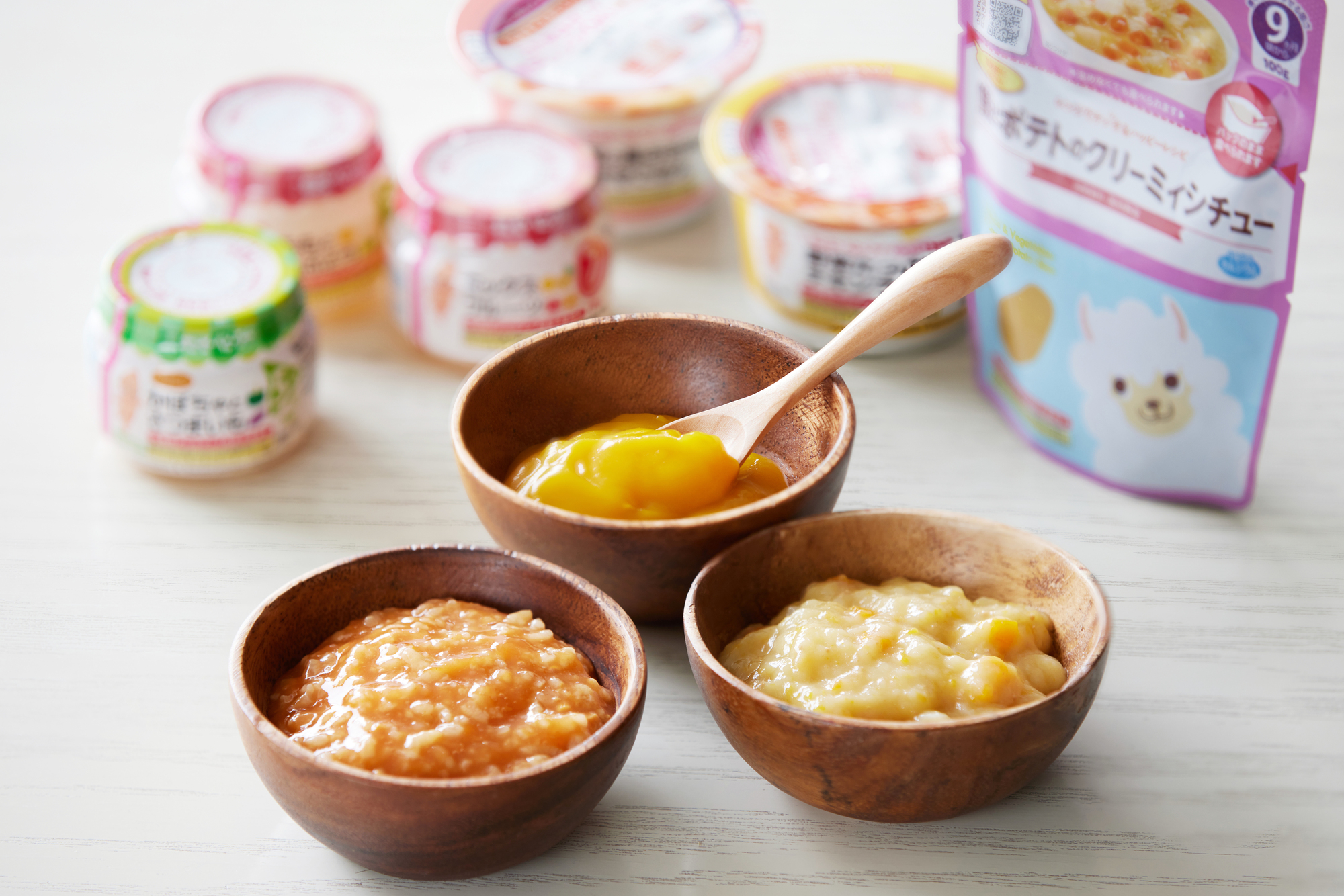【ご朝食】離乳食をご用意しております。（7カ月頃～のお子様向け）