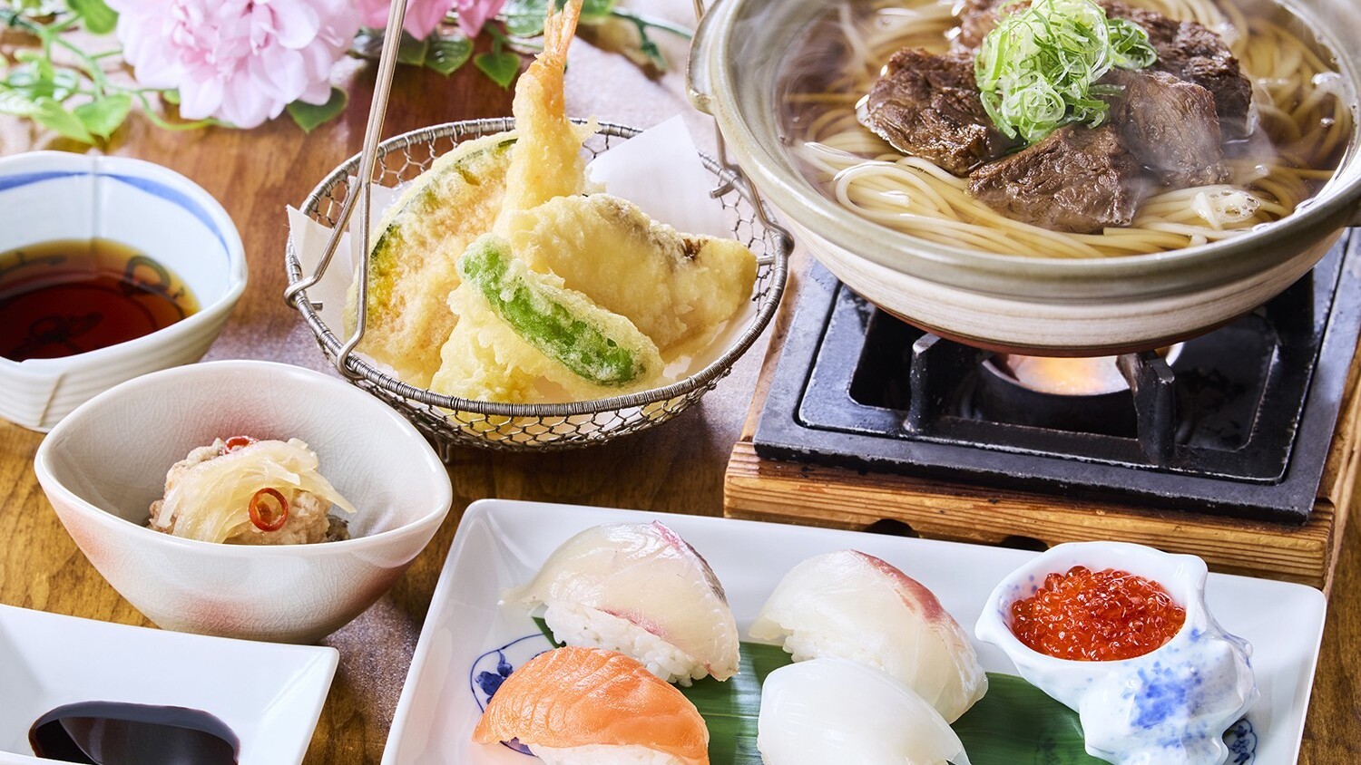 【パークグルメ】花の家「長崎にぎ和い膳」