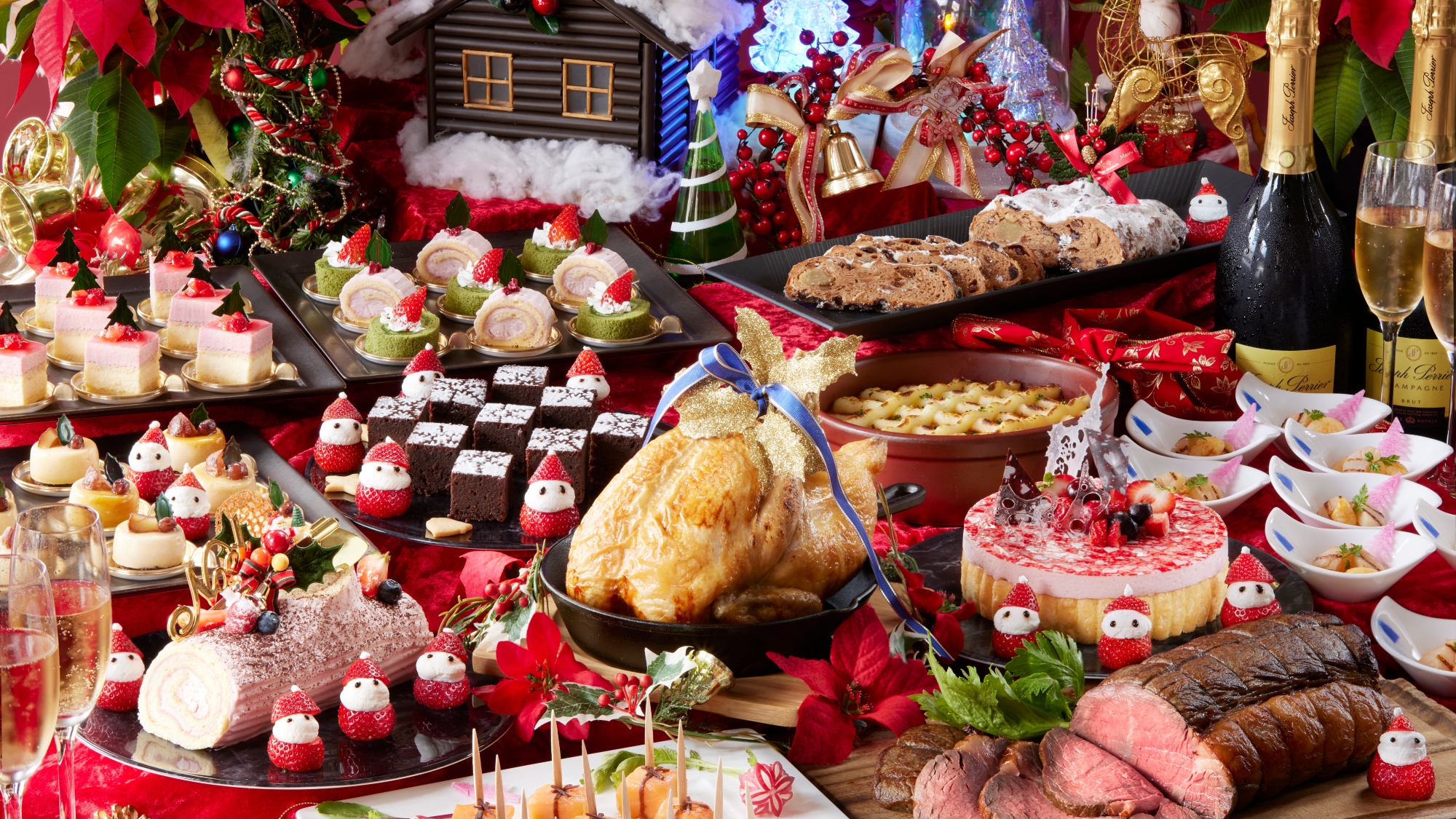 【ご夕食】アクールベール「スペシャルディナーブッフェ」12/19～12/25（※イメージ）