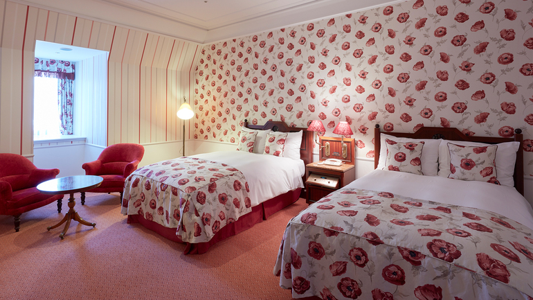 【客室一例】メゾネットスイート（2階寝室）