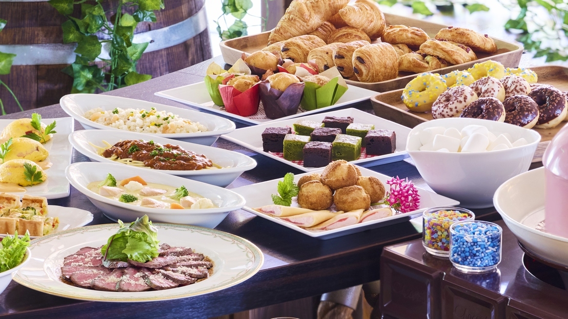 【春限定】ベイサイドキッチン「春のフレンチランチ＆スイーツブッフェ」付きプラン（昼朝食付き）