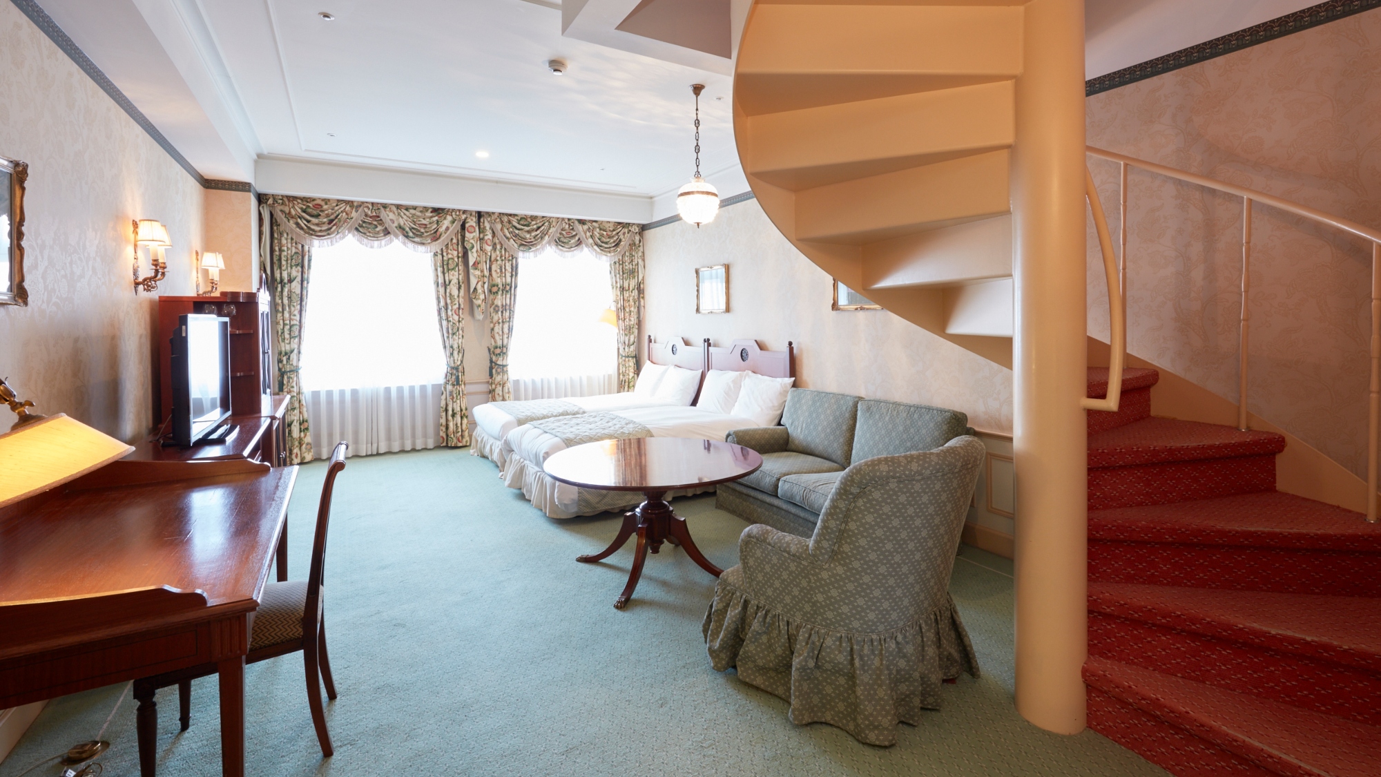 【客室一例】エグゼクティブメゾネットフォース（1階寝室）