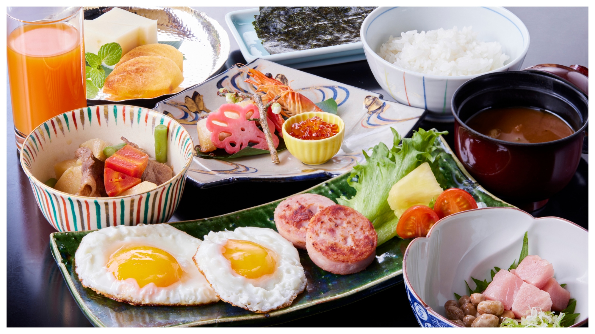 【朝食】日本料理「吉翠亭」～お子様朝食　連泊膳～
