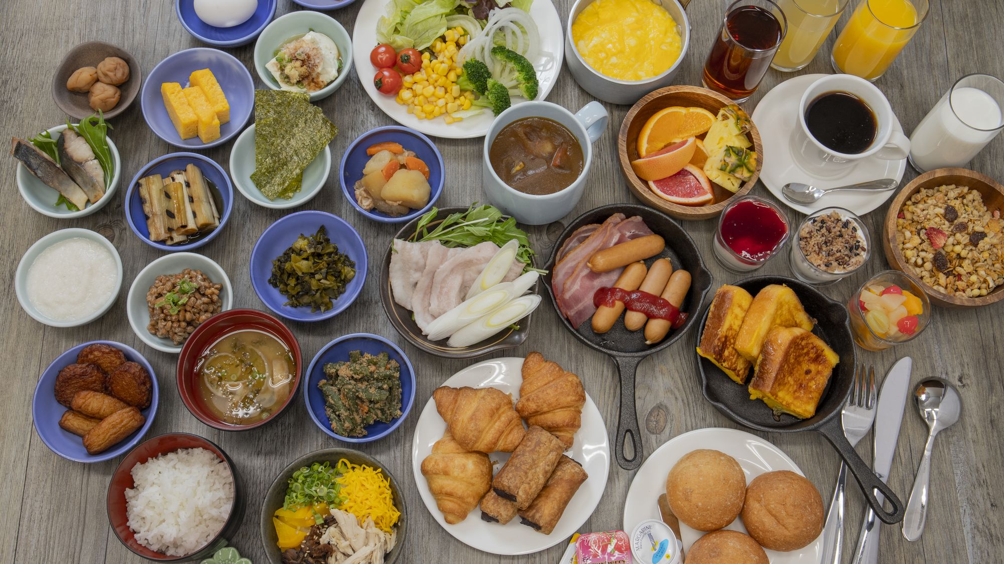 【朝食ビュッフェ】さつま揚げや鶏飯、黒豚のしゃぶしゃぶなど、滋味溢れる鹿児島の味わいの和洋ビュッフェ