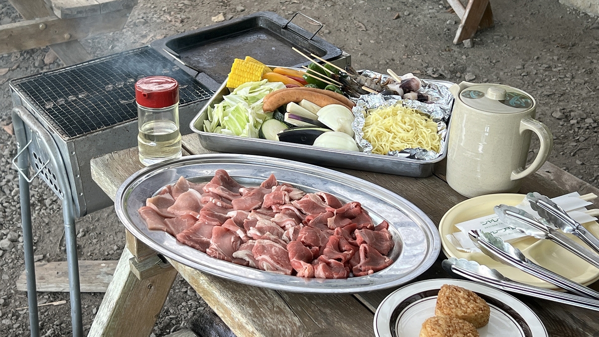 【１日３組限定】コテージで貸別荘気分★戸隠の自然の中で手ぶらでBBQ満喫プラン【１泊夕食付】