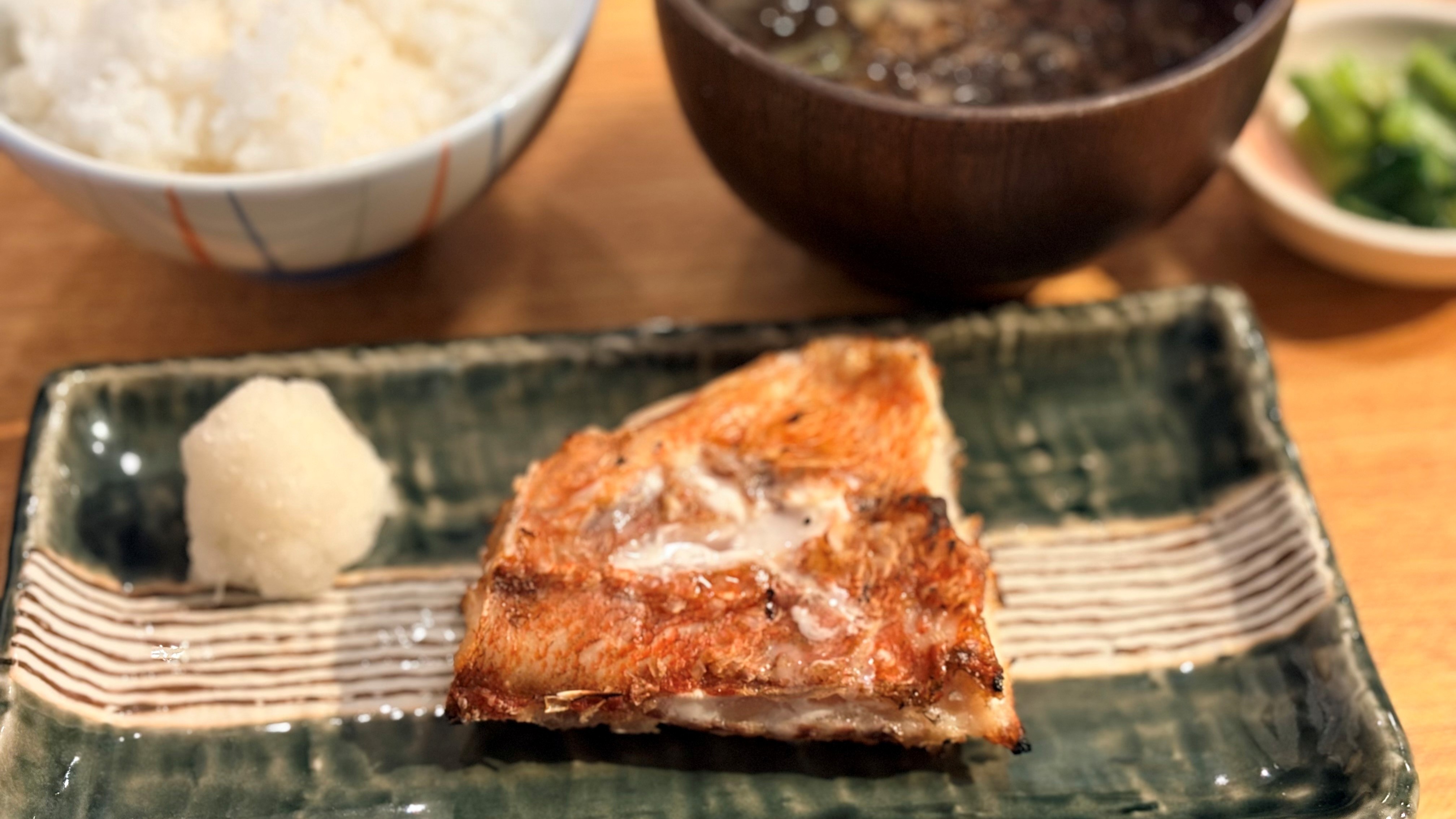 炭火焼き魚定食