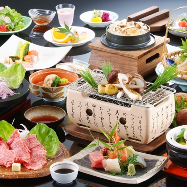 【温泉SALE】”魚介もお肉も味わえる”京の食材をギュッと詰め込んだ【欲張り会席】