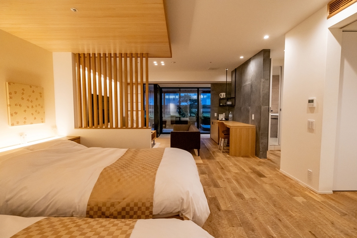 露天風呂付きスーペリアルーム　リビング