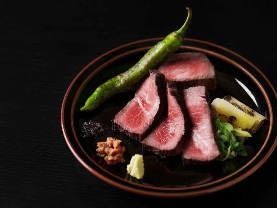 【早割45】（1泊2食）和牛ランプと丹波牛サーロインの炭火焼き会席＆京都丹波の地産地消朝食ビュッフェ
