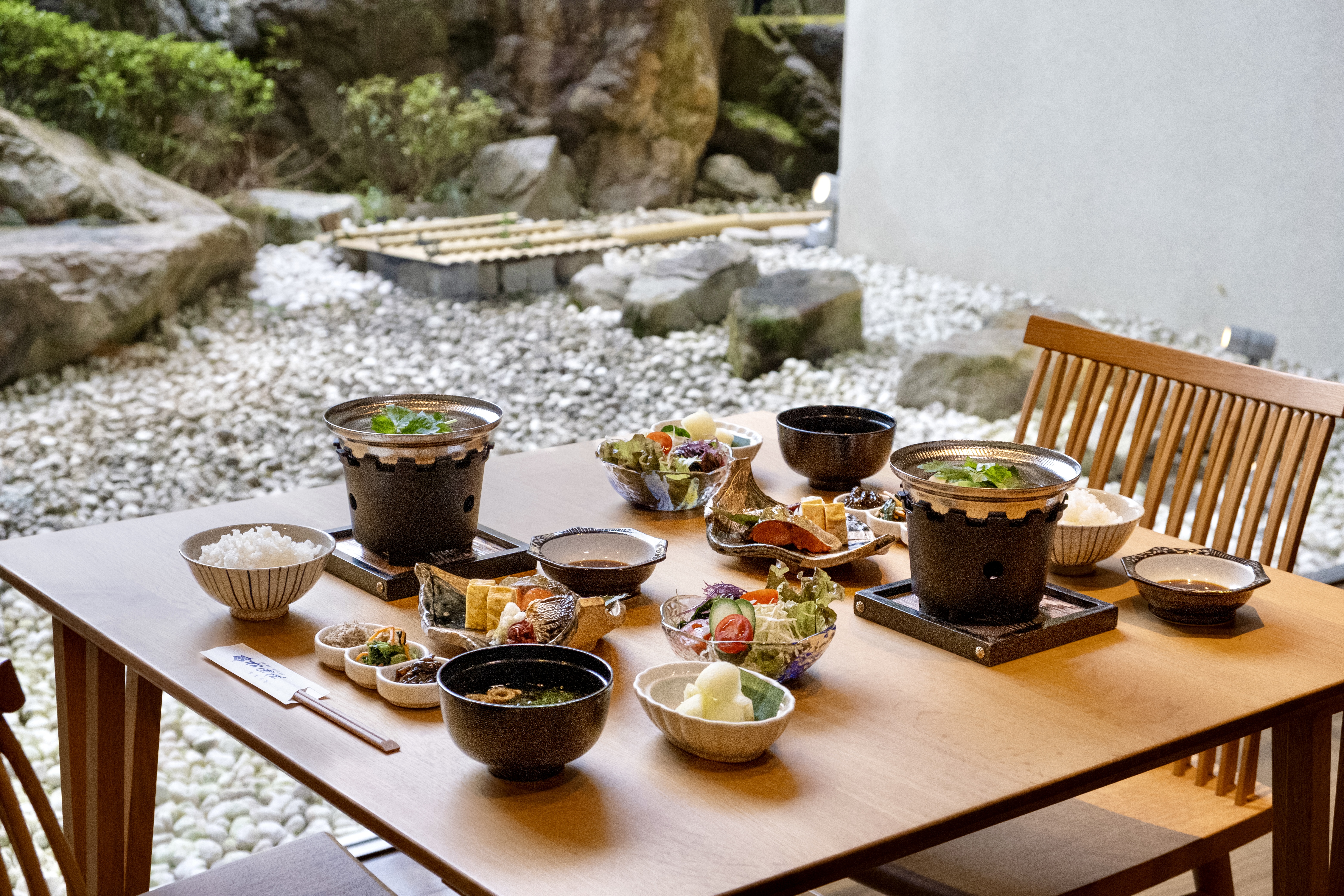 京の和朝食　庭