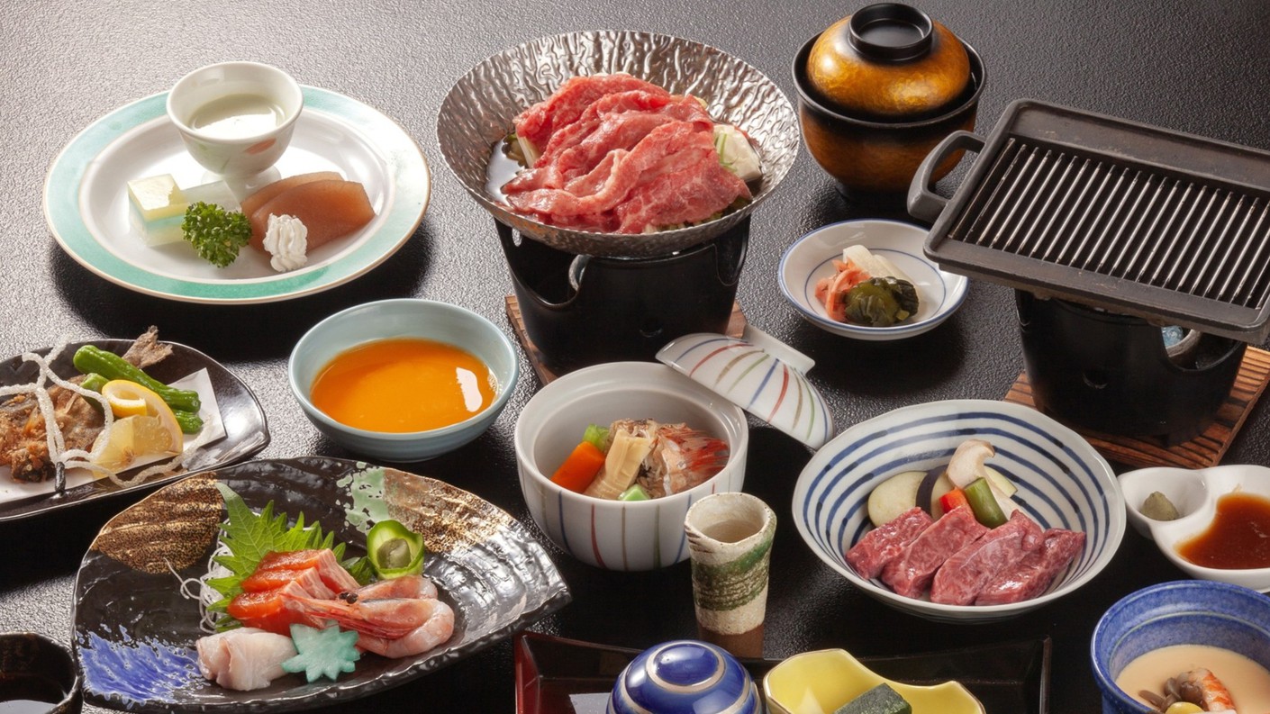 【夕食のみ】基本★飛騨牛と深山の会席料理を堪能☆自慢の自家源泉を堪能する〜※朝食なし