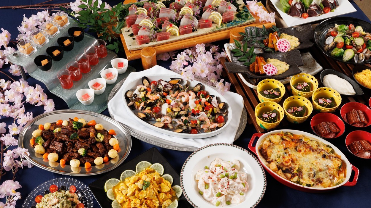 春のディナーバイキング（一例）