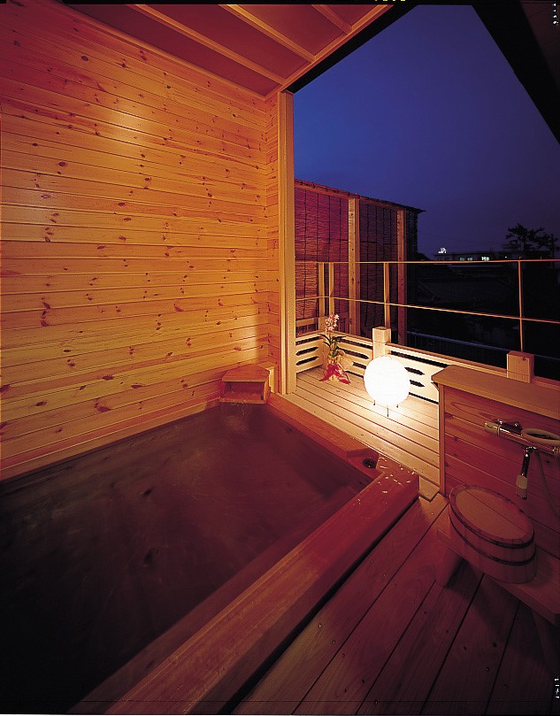 貸切専用　露天風呂　星あかり