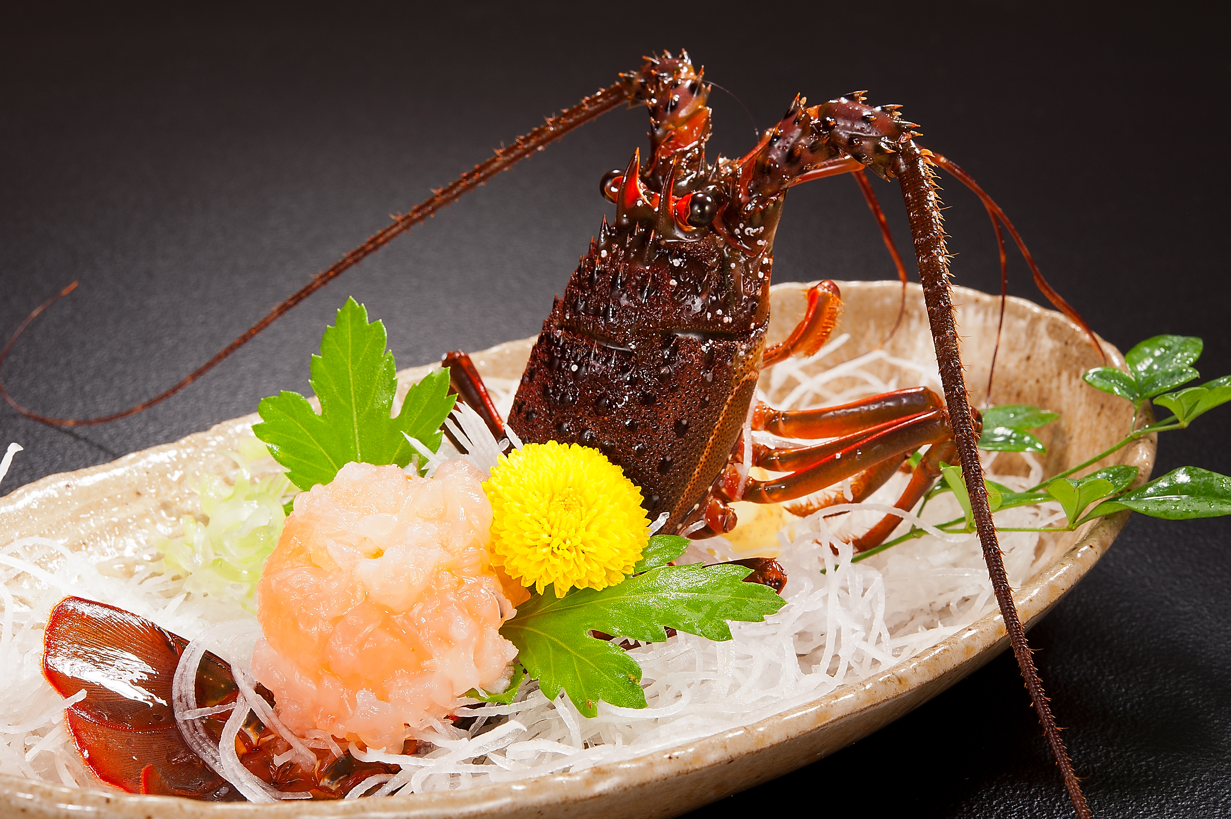 伊勢海老のお造り