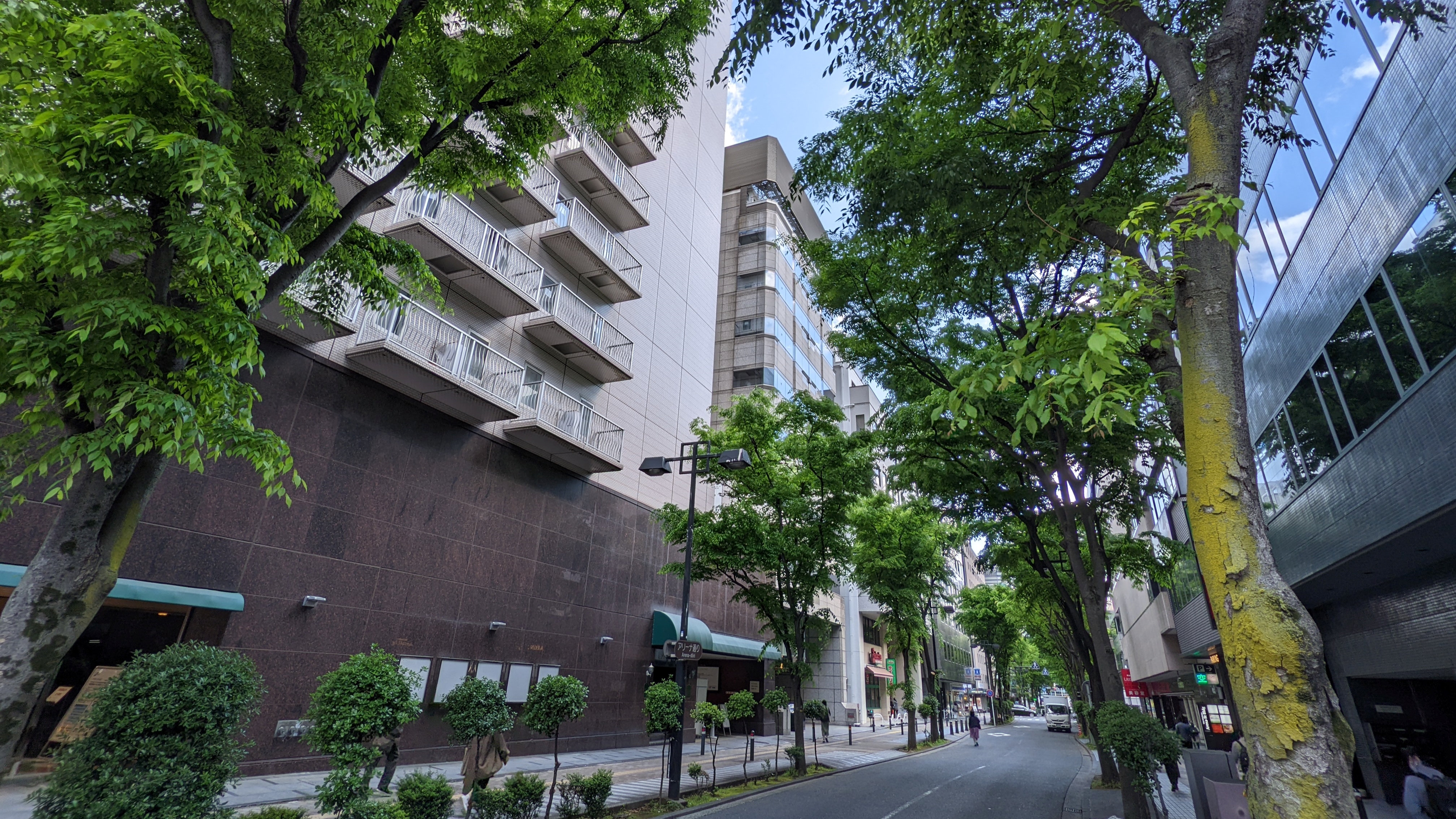 新横浜国際ホテル前　アリーナ通り（横浜アリーナまですぐです）