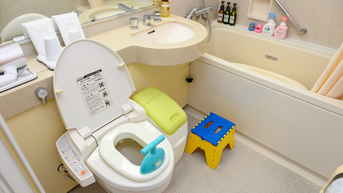 【浴室】コンセプトルーム「つ・な・ぐ」◆お子様用便座