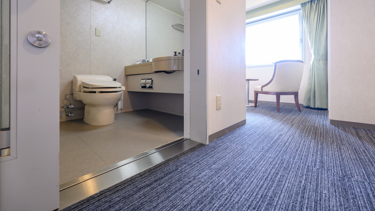 【ツインスタンダード】ユニバーサルルーム（バリアフリー）◆山側