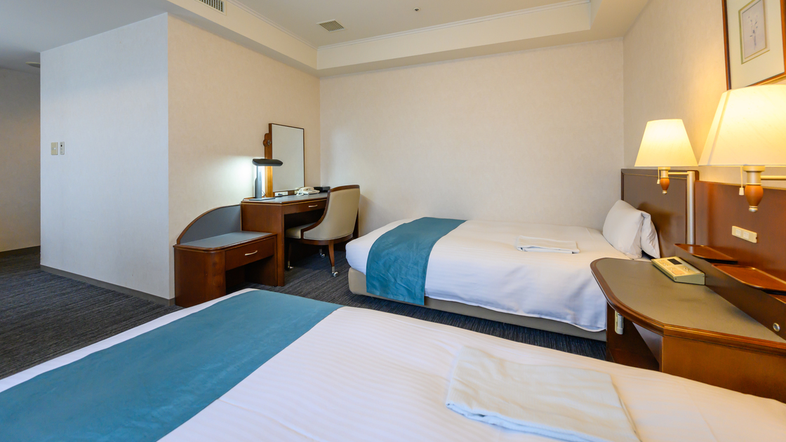 【ツインスタンダード】ユニバーサルルーム（バリアフリー）◆山側◆31.8平米