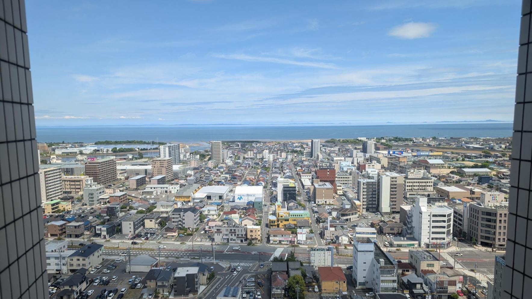 海側客室からの景色（昼）