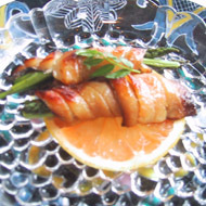 太刀魚の幽庵焼き、グレープフルーツ風味