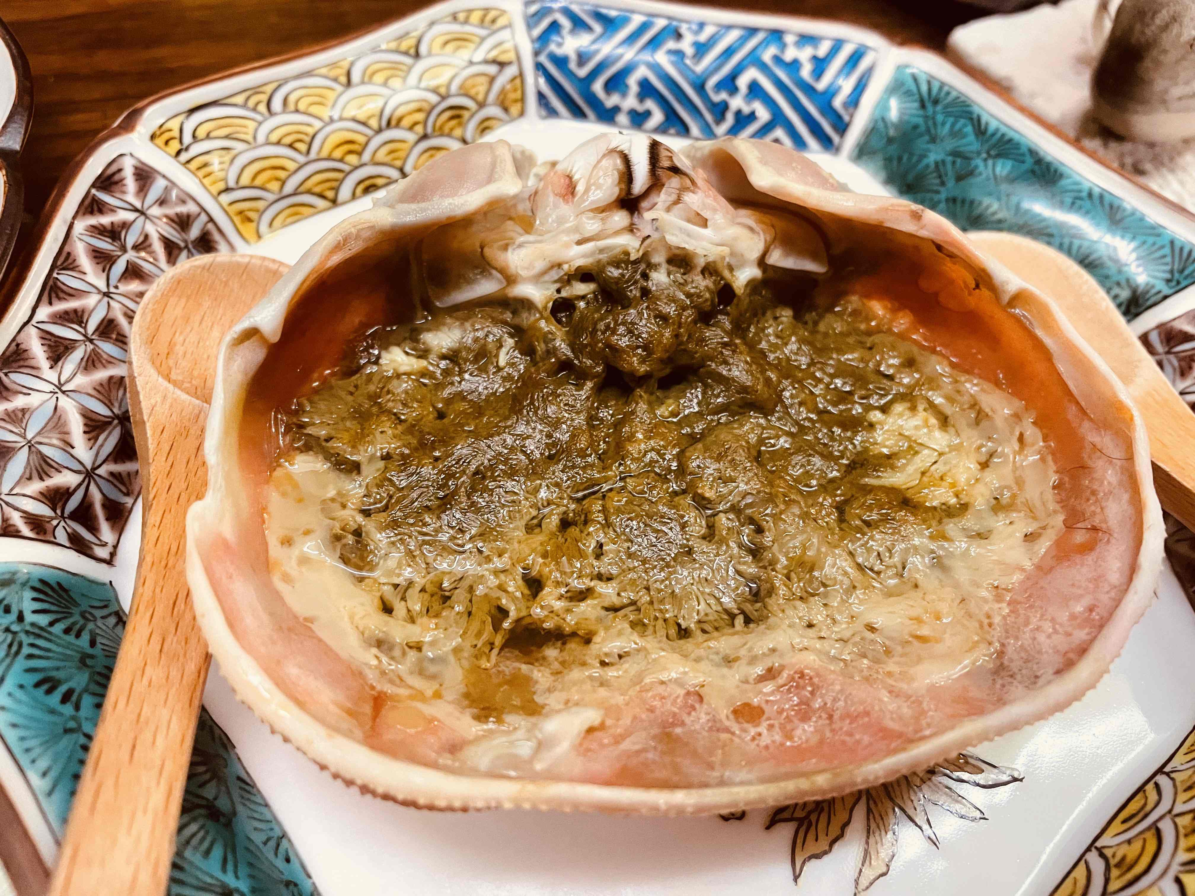 カニの甲羅蒸し
