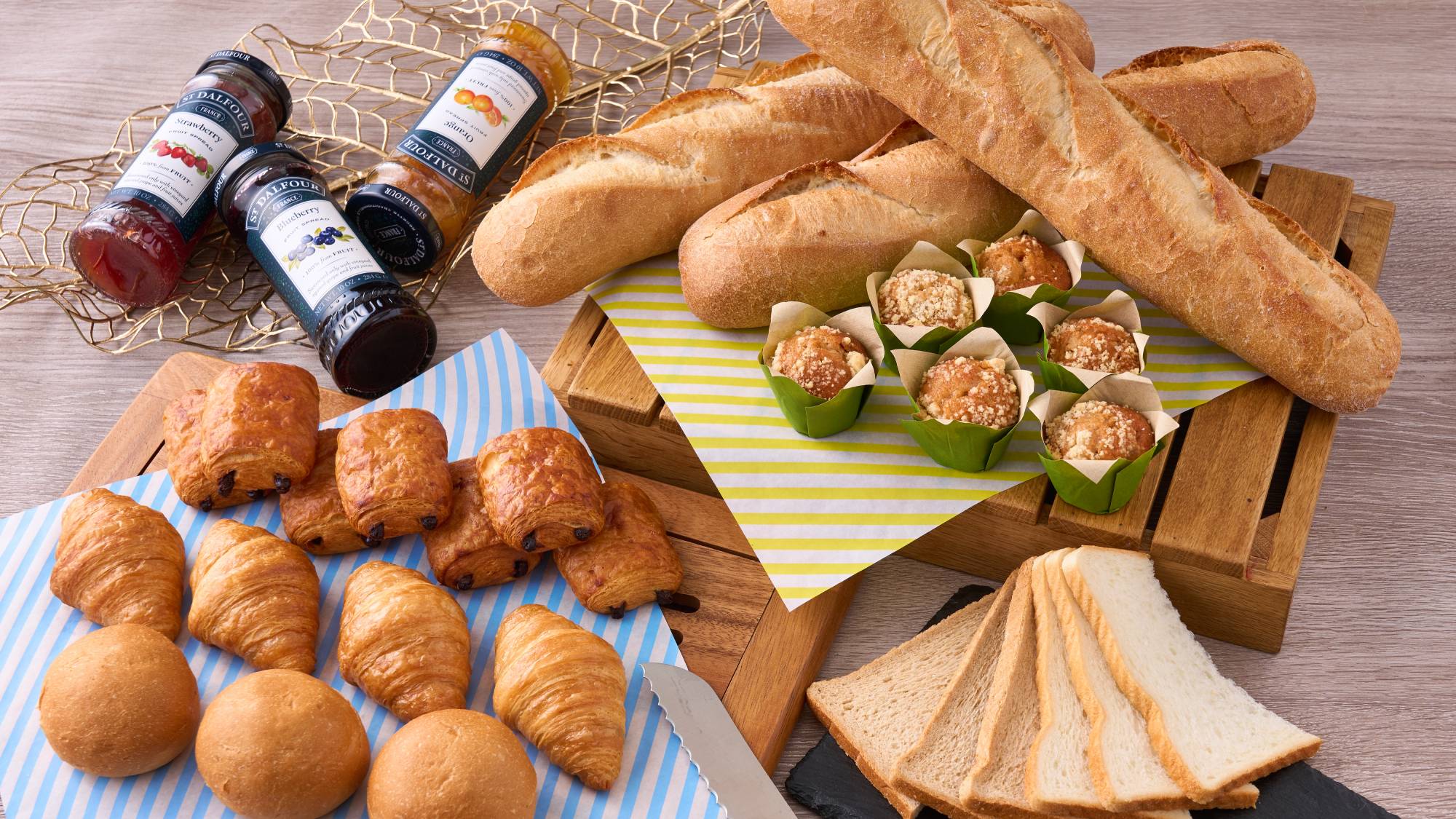 2026新メニュー　朝食ブレッドコーナー（イメージ）