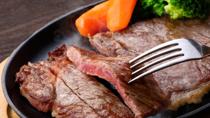 「むなかた牛」ステーキ(イメージ)※仕入れ状況により肉の銘柄が変更になる場合がございます。