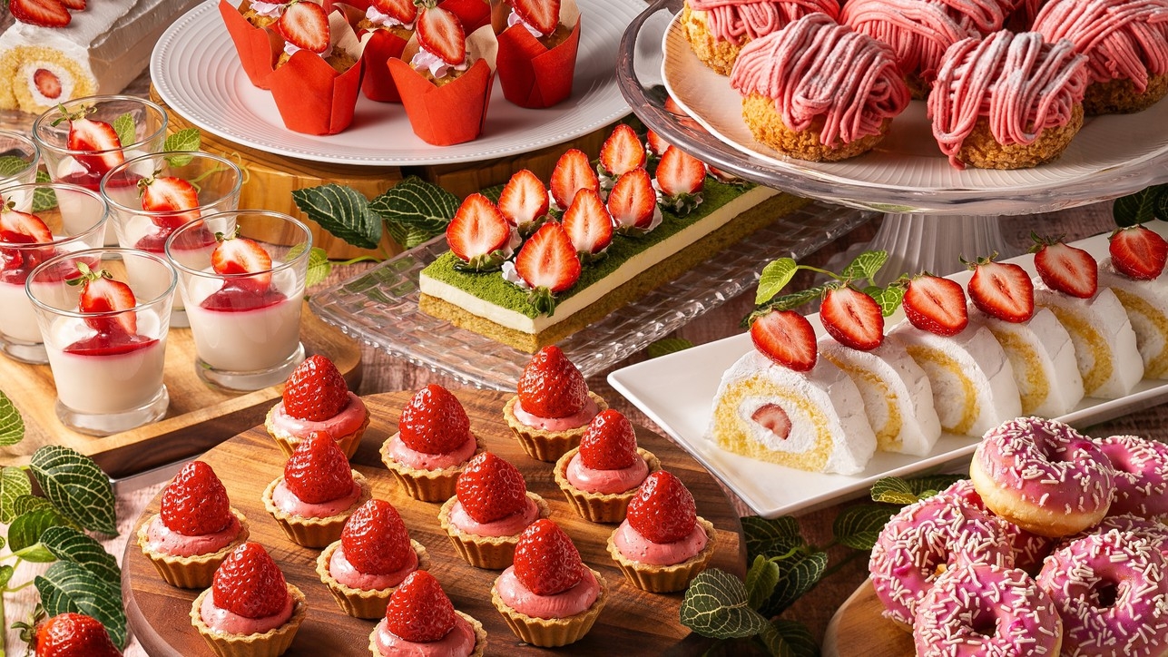 【期間限定】むなかた牛ステーキ×いちごを楽しむブッフェ／オールインクルーシブ夕朝食・ラウンジ付き