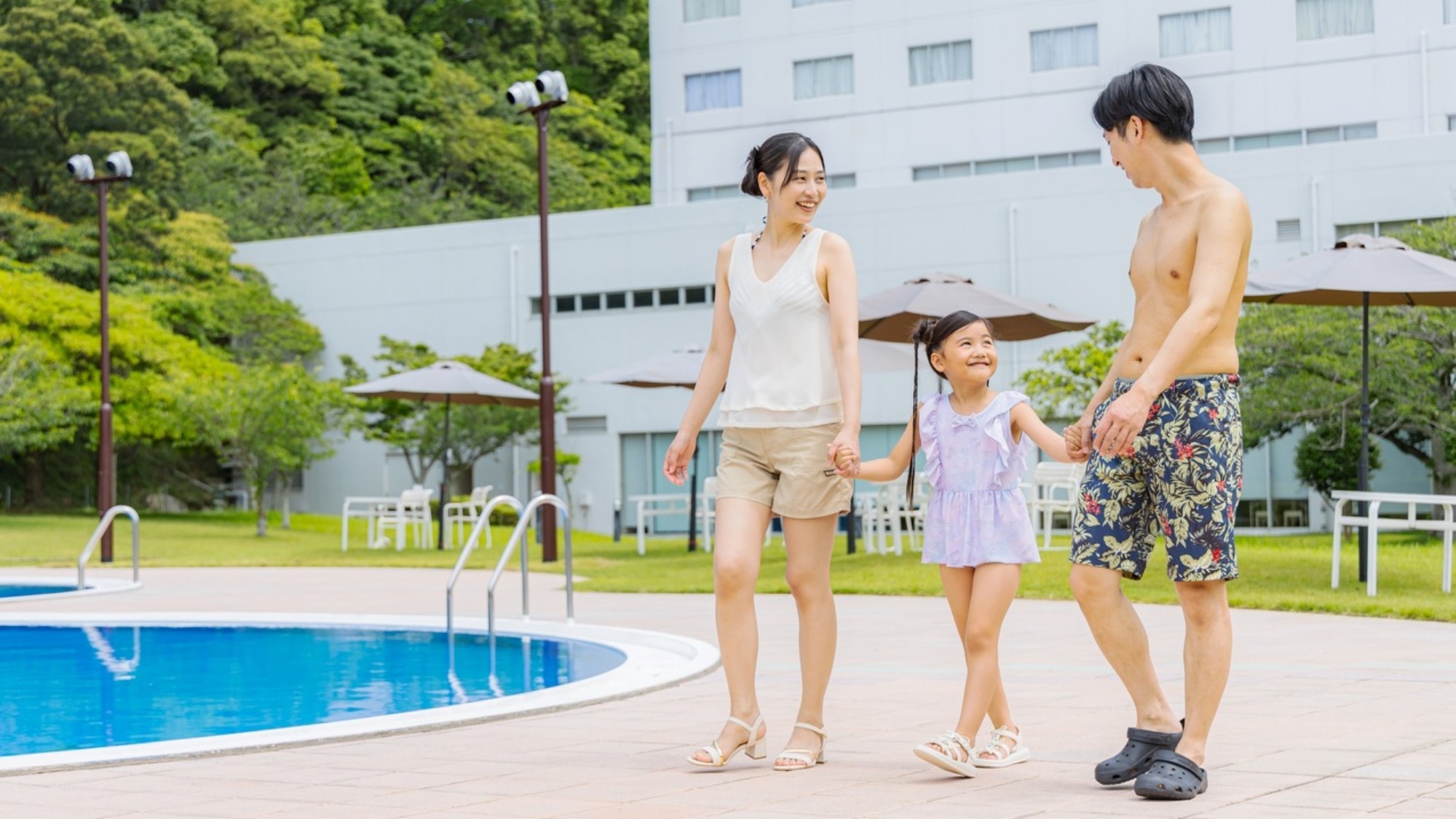 さき楽45【夏限定】こども半額・添い寝無料｜プール＆サマービュッフェ満喫／オールインクルーシブ夕朝食