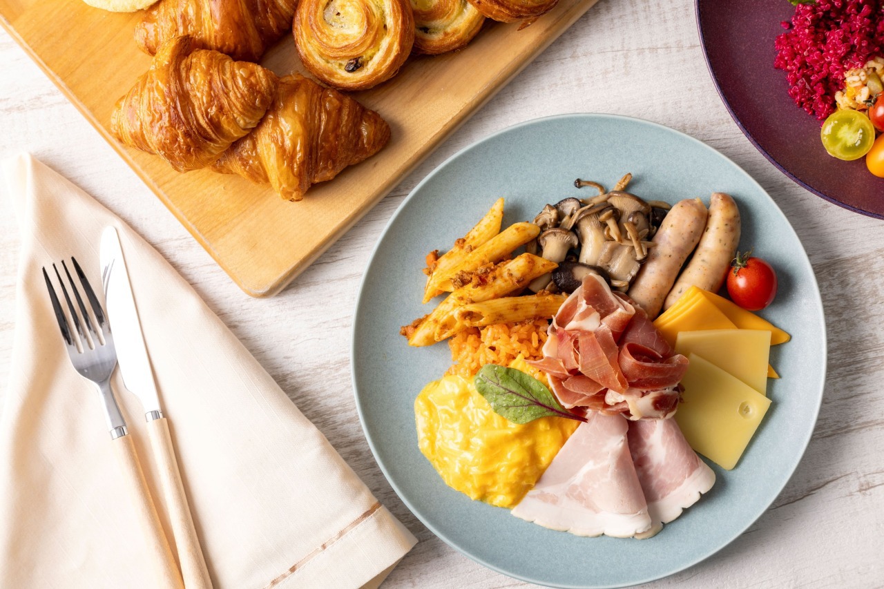 朝食ビュッフェ