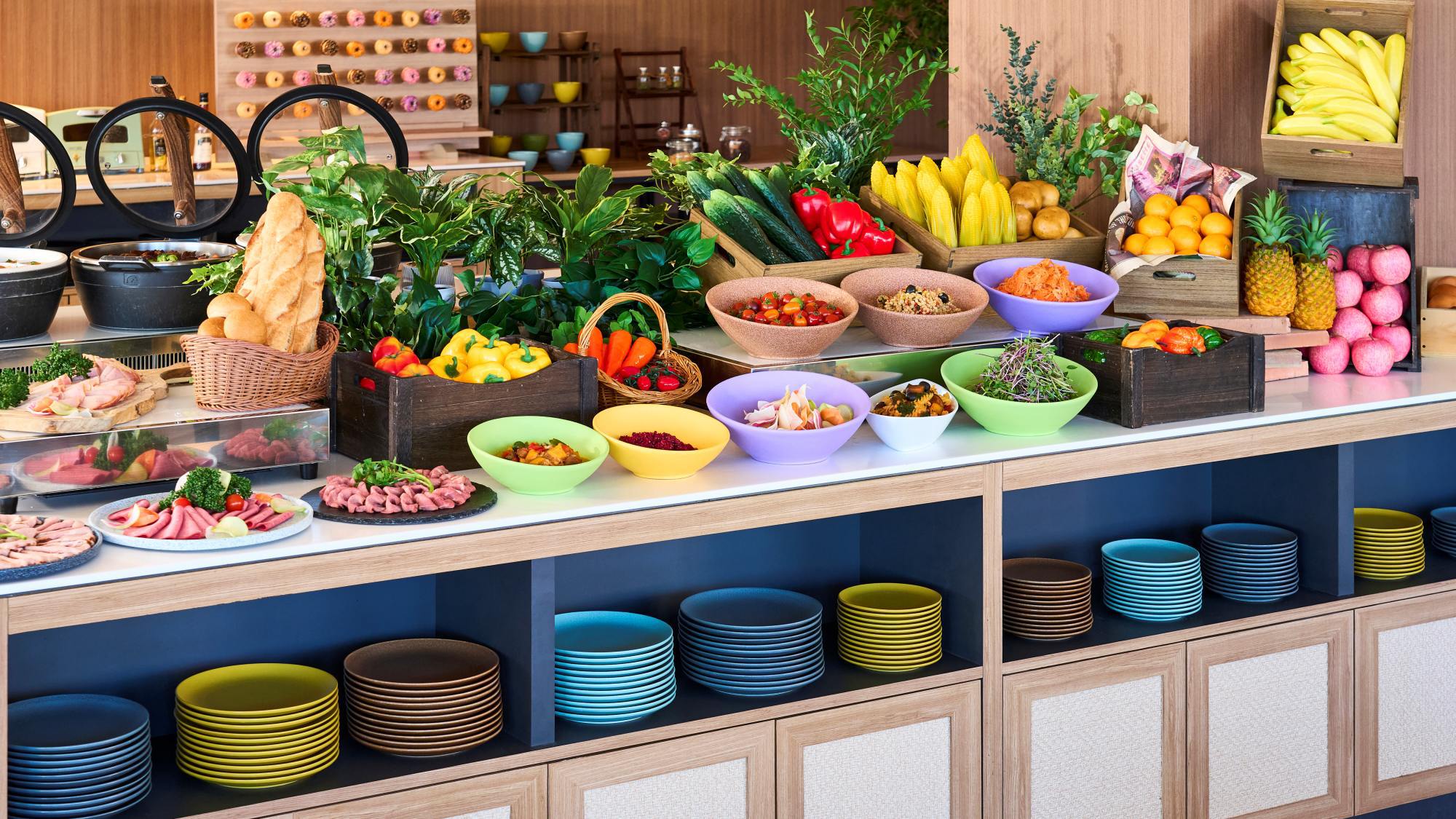 ビュッフェボード　マルシェイメージ