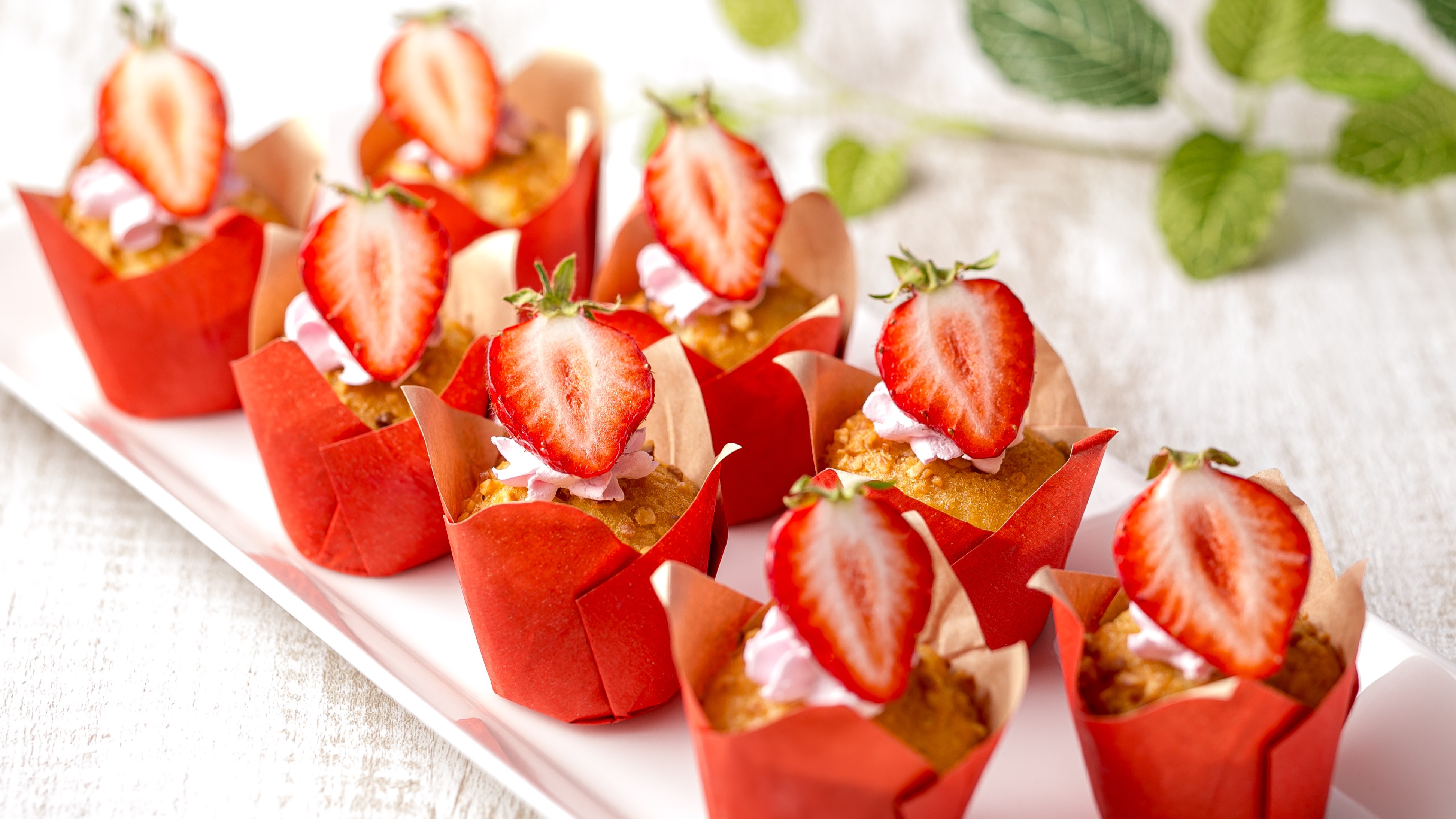 ＜2/14～4/30＞夕食／いちごキャラメルマフィン