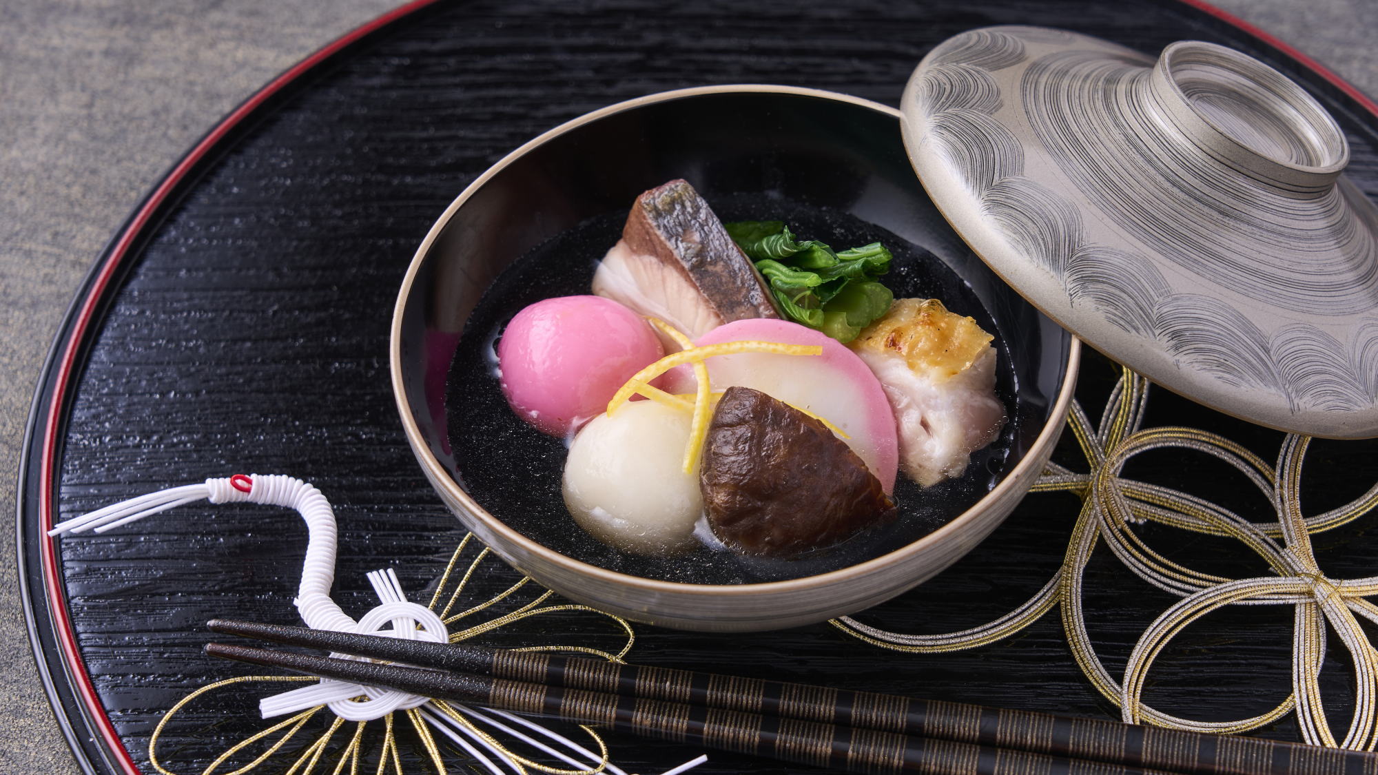 ＜1/1～1/3 Breakfast Buffet＞富山県産鰤入り雑煮※イメージ