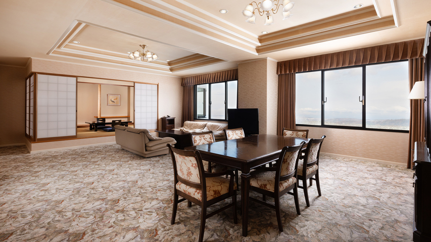 クラシックデラックススイート（和洋室）海側【ラウンジ特典付】