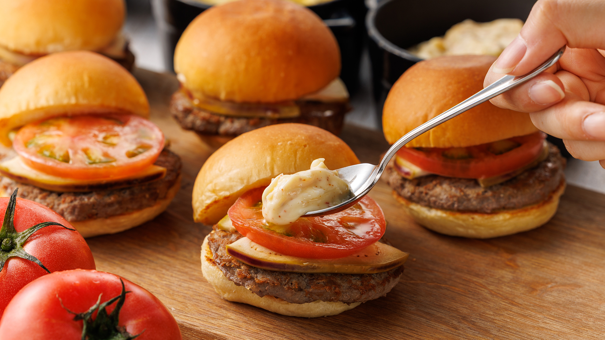 ＜Dinner Buffet＞7/1～9/30限定　ビーフバーガー