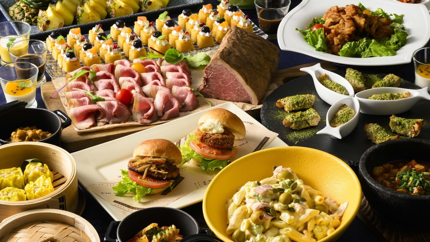 ＜夕食ビュッフェ＞（イメージ）
