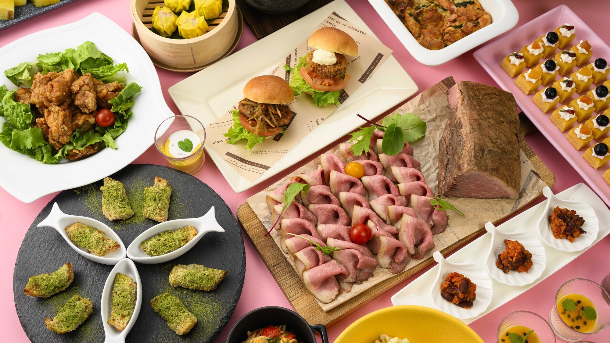 ＜夕食ビュッフェ＞（イメージ）