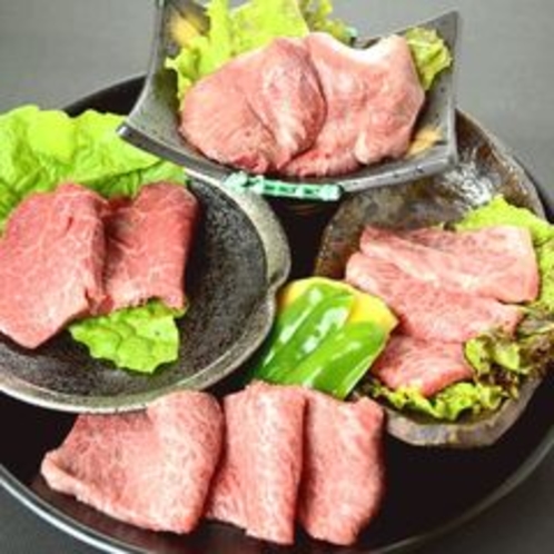 鹿児島黒牛を使った特選焼肉盛り