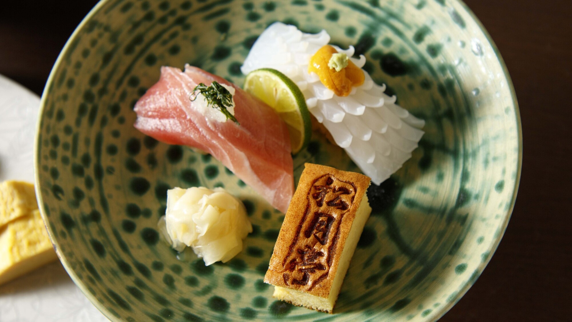 和会席料理イメージ(旬の魚で職人が握る寿司）
