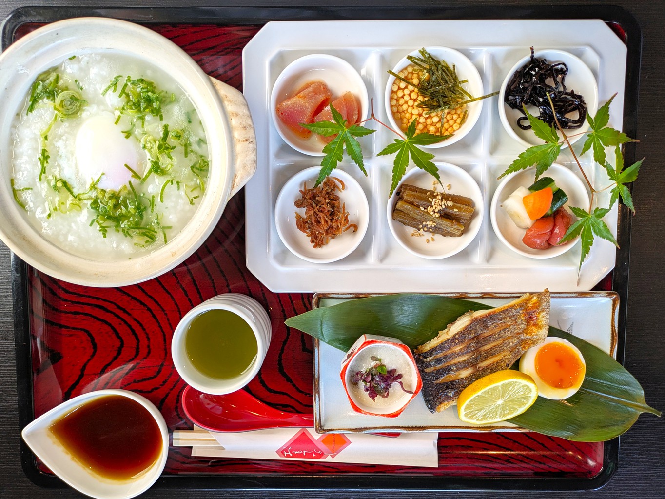 新メニューの朝食『朝がゆ』