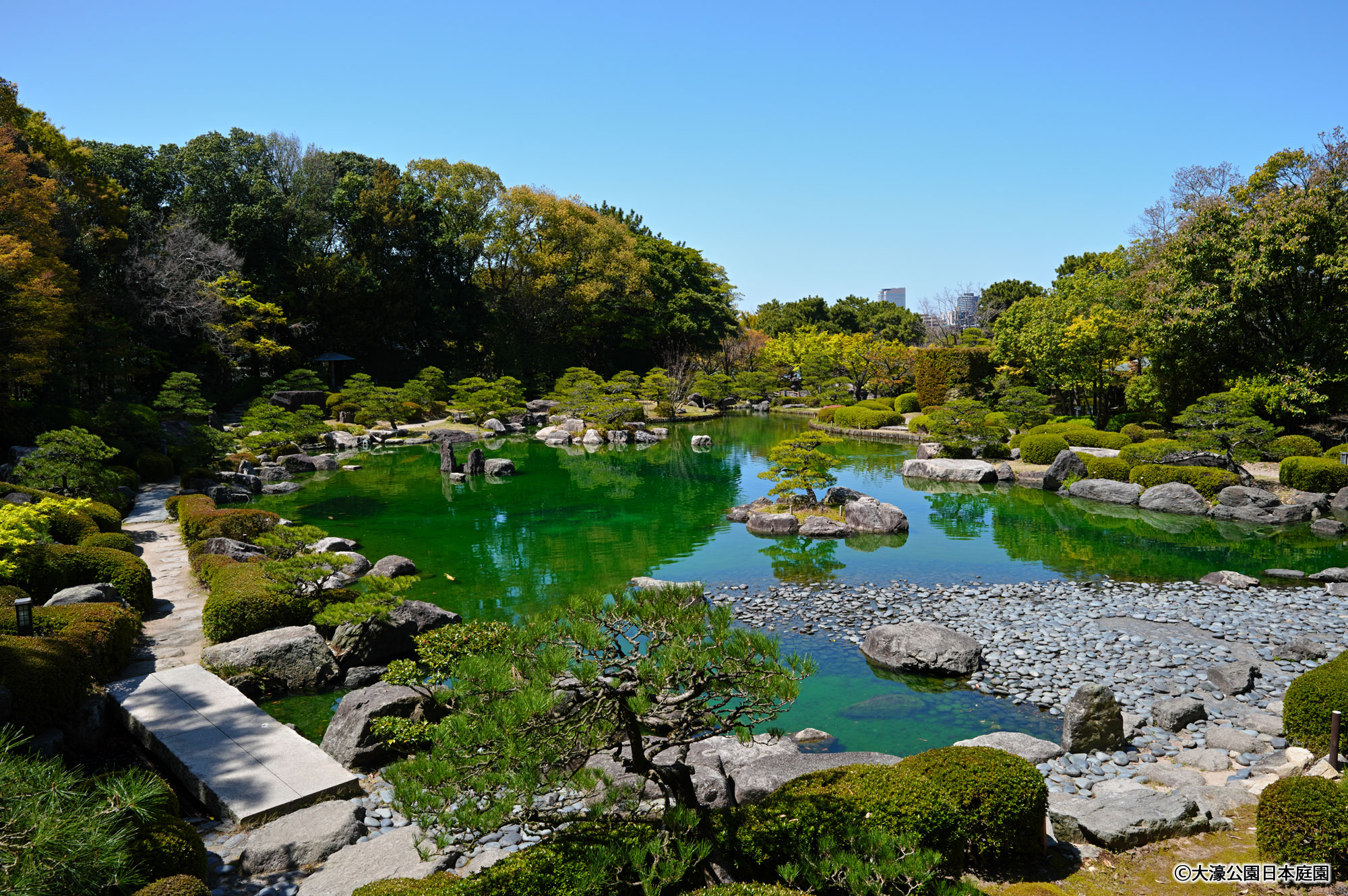 大濠公園日本庭園_大池泉庭