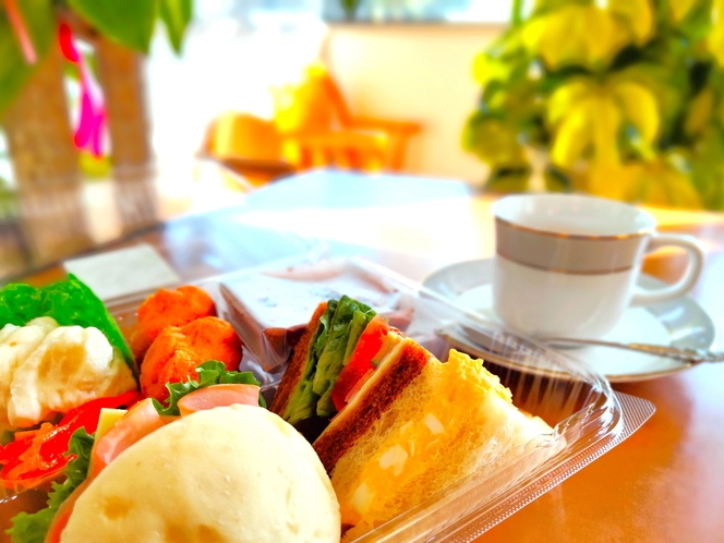 【RAGGRUPPI朝食Bセット】当施設すぐの人気パン屋さん☆とってもかわいい朝食☆