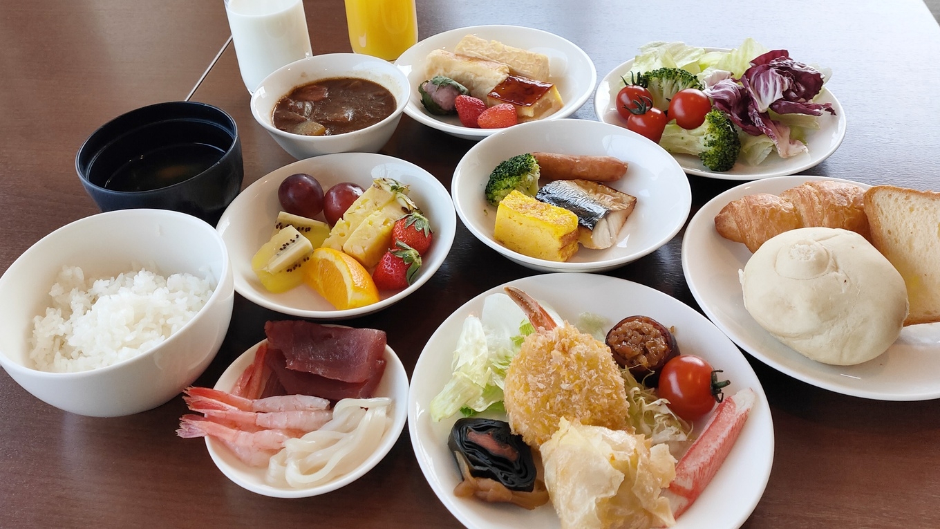 ＜朝食バイキング無料タイムセール＞函館＆北海道の食材を活かした栄養満点の朝食バイキングを無料サービス