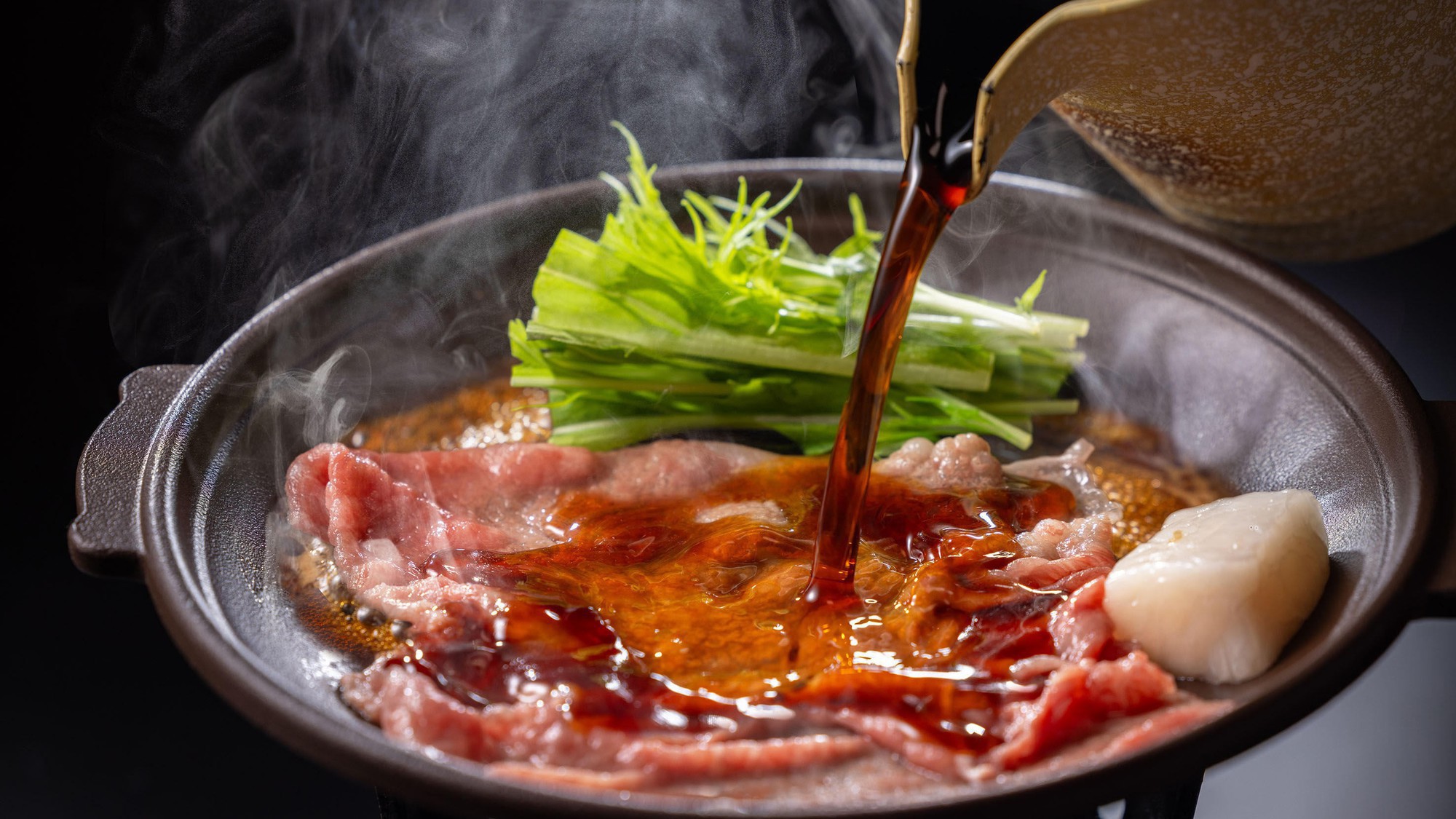 【ファミリープラン】地元産 みかわ牛焼しゃぶ御膳★お子様特典カレー、うどん、ケーキが食べ放題★