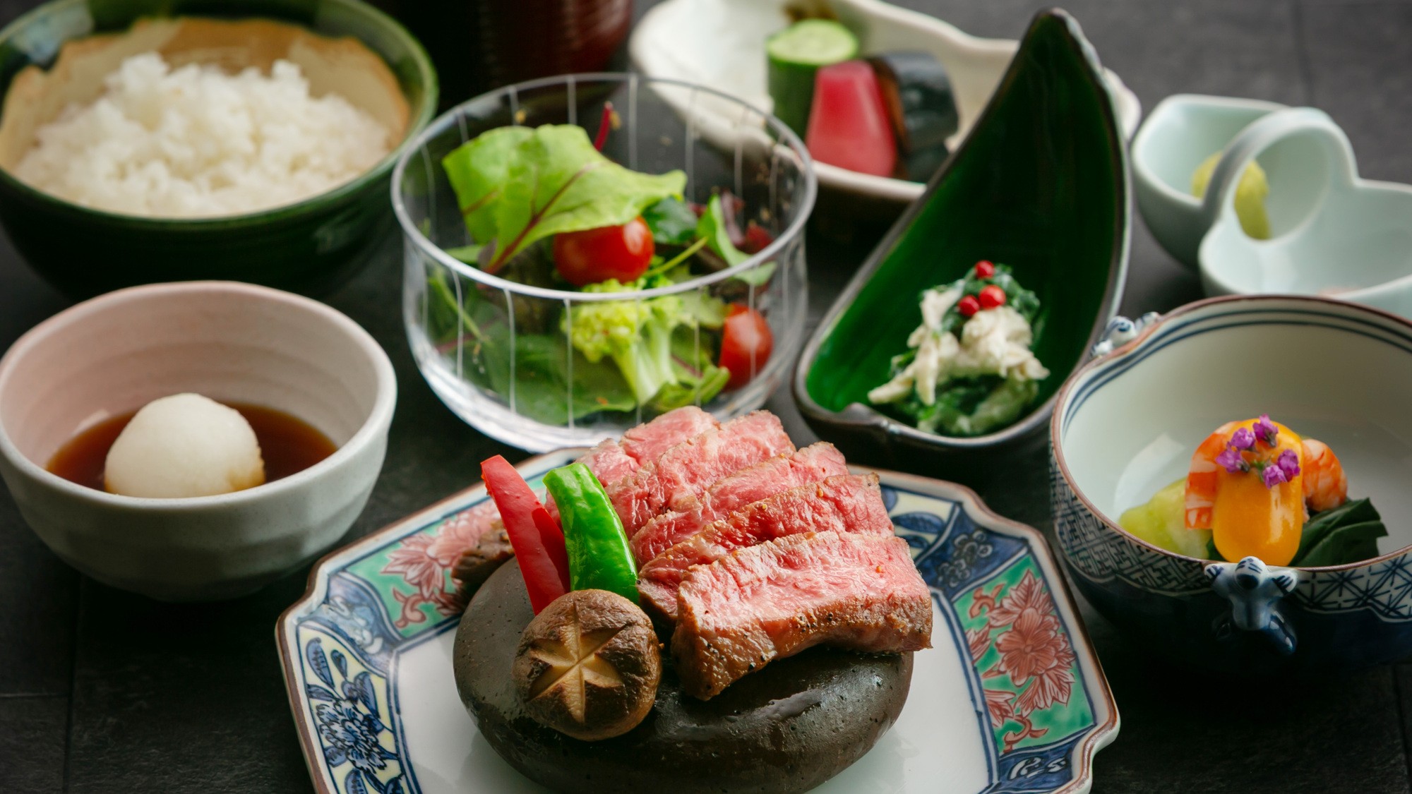 黒毛和牛ステーキ膳