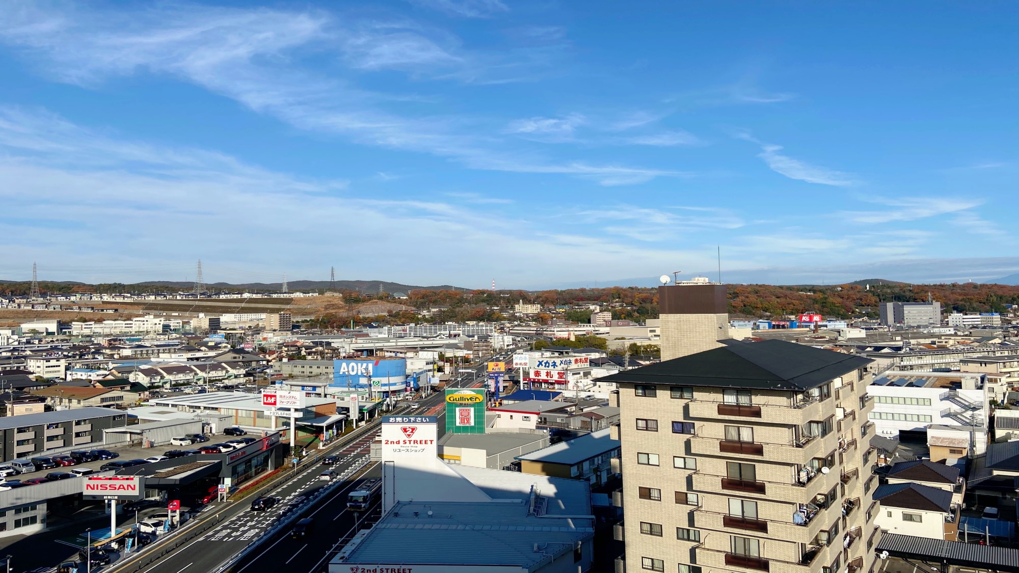 客室から眺望（北側）